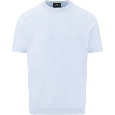 Fynch-Hatton T-Shirt O-Neck Cotton Linnen New Breeze / male