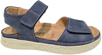 Hartjes 132.1220/20 48.00 H Sandalen Blauw Nubuck Dames Breedte H 100% Chroomvrij - Blauw - 42
