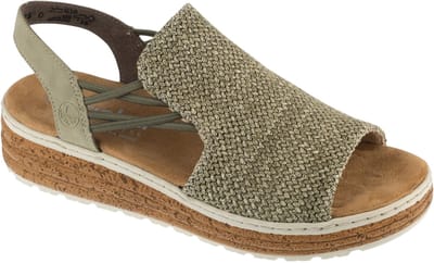 Rieker Sandals 62741, Vrouwen, Zilver, Sandalen, maat: 42