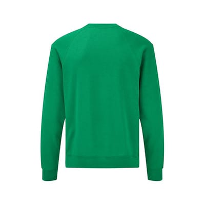 Fruit Of The Loom Volwassenen Unisex Klassiek Raglan Sweatshirt (Heide Groen)