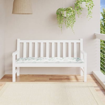 vidaXL - Tuinbankkussen - 150x50x7 - cm - oxford - stof - bladpatroon