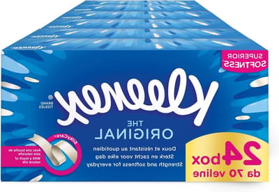 Papieren zakdoekjes - Zachte tissues - Dagelijks gebruik - FSC gecertificeerd papier - 24 x 70 stuks - Wit