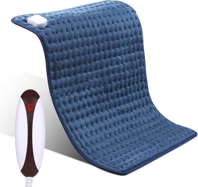 Elektrisch Warmtekussen 50x60 cm met Automatische Uitschakeling en Digitale Temperatuurregeling