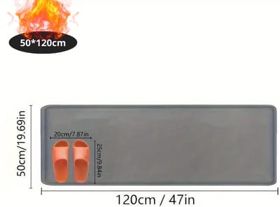 Nivard Badmat - Douchemat - Antislip - Wc Mat - Toiletmat - Badkamermat - Grijs - 50x120