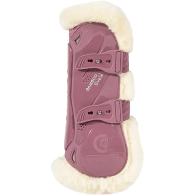 Kentucky Horsewear - Kentucky Horsewear Protection des jambes Old Rose - Model: Vegan Sheepskin Tendon Boots Bamboo Elastic - Maat: XS