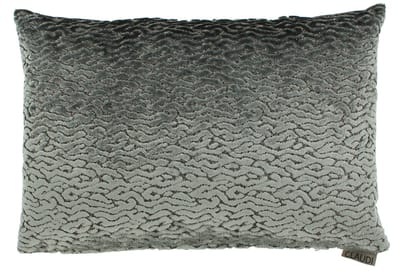 Claudi - sierkussen Taddeo - Steel/Green - 45x45 cm