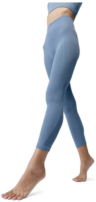Born Living Yoga Malala Leggings Met Hoge Taille Blauw S Vrouw