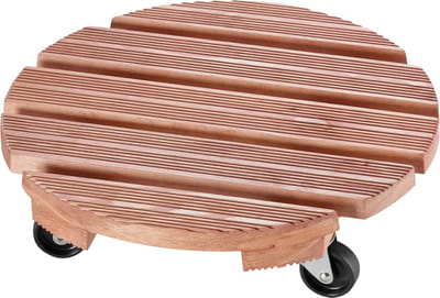 Ronde Plantenroller 38 cm met 100 kg Draagkracht en Antislip Voor Buiten