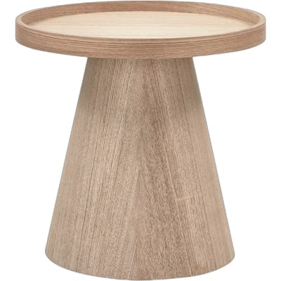 WOOOD Maud Bijzettafel - Hout - Naturel - 38x39x39
