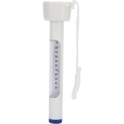 Zwembadthermometer Duurzaam Barst?Bestand ABS Vijverwater Thermometer voor Aquaria Badkuipen white
