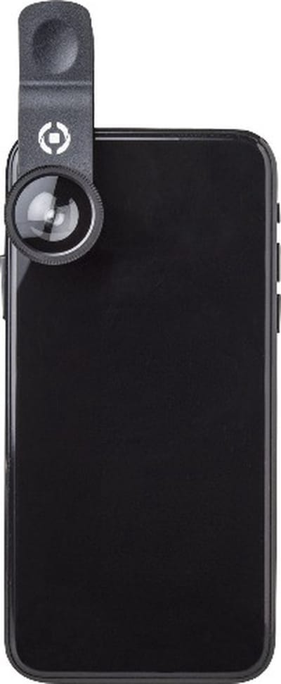 Fotolenzen Set 3-delig voor Smartphone, Zwart - Kunststof - Celly