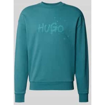Regular fit sweatshirt van puur katoen Model 'NIEROFIX_CREW'
