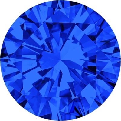 Quiges Verwisselbare Mini Munt Zirkonia Steen Blauw - SLSRC052