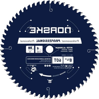 Aluminium Zaagblad - Metaal Zaagblad - Metaal Zagen - Triple Chip Grind - 8-1/4 Inch - Zilverkleurig