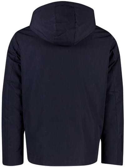 People of Shibuya jas donkerblauw waterafstotend met capuchon