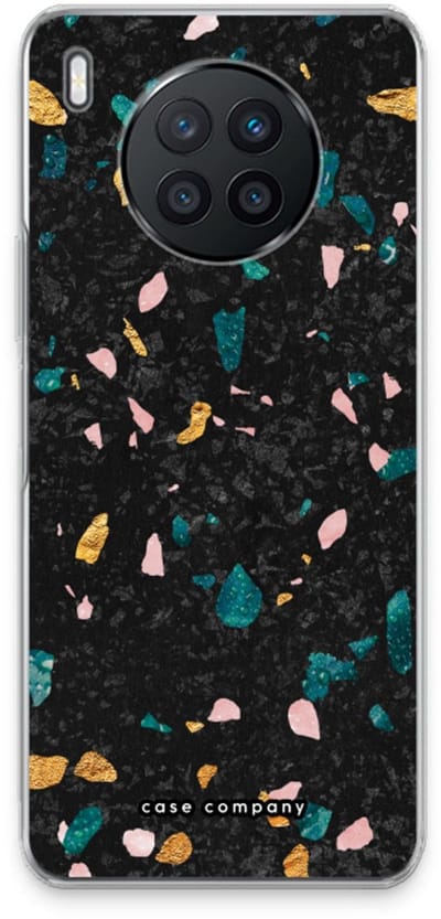 Case Company® - Hoesje geschikt voor Huawei Nova 8i hoesje - Terrazzo N°10 - Soft Cover Telefoonhoesje - Bescherming aan alle Kanten en Schermrand