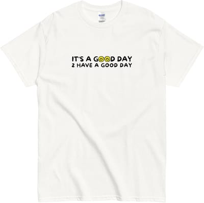 Inspirerend Tekst T Shirt - Grappig Vrolijk Smileys Design - Vrouwen en Mannen - Wit - XL