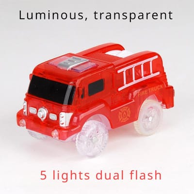 Alleen auto's Spoor Vervangend Flexibel Spoor Raceauto's voor Magic Tracks Licht op in het Donker LED Verlicht voor de Meeste Autosporen voor Kinderen