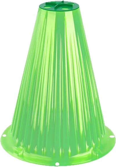 Plantenbeschermers - Klokvormige Kappen - Beschermen Tegen Vorst - Herbruikbaar Plastic - 24 cm Hoog - Groen