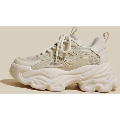 Dadschoenen Dames Nieuwe Lente en Zomer Hoogteverhogende Plateauschoenen Casual Sneakers 40