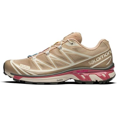 Salomon XT-6 Advanced Safari Vintage Kaki Unisex Sneakers Bruin Castor-Grijs L41574700 44