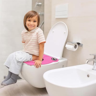 Opvouwbare Toiletstoelhoes voor Kinderen | Reiswc-bril met Antislip Siliconen Pads | Gemakkelijk voor Zindelijkheidstraining