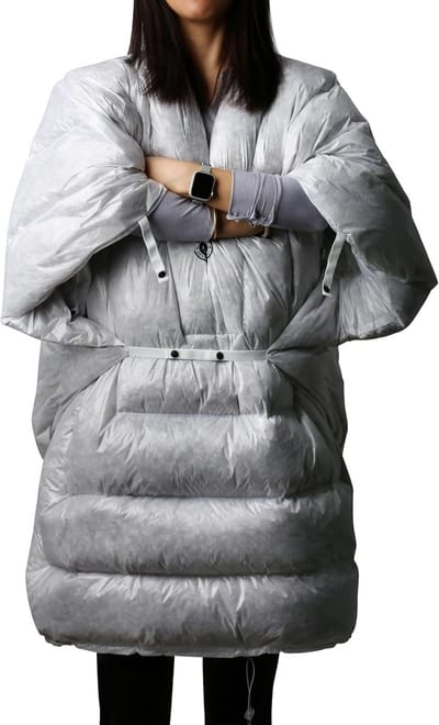 Lichte Dons Slaapzak - Donsdeken Kamperen - Backpacken en Outdoor - Compact en Ultralicht - Regular Grootte - Grijs