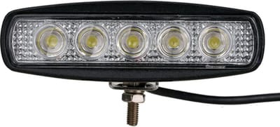 extra koplamp optiek rechthoek projector 5 led 12v 15w 1000 lumen voor motorfiets