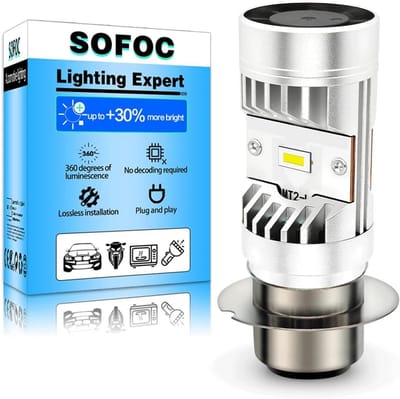 Krachtige P36D LED Koplamp voor Auto en Motorfiets - 5000LM Wit Grootlicht/Dimlicht