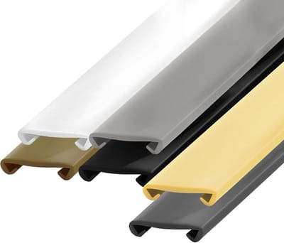 Handgreep PVC - Kunststof leuning - Trappen bekleden - Flexibel te monteren - 5 meter lengte - Zwart