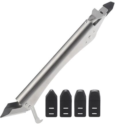 Dailygoods - 4-in-1 Voegenschep van Siliconen en RVS voor Afdichtingswerk
