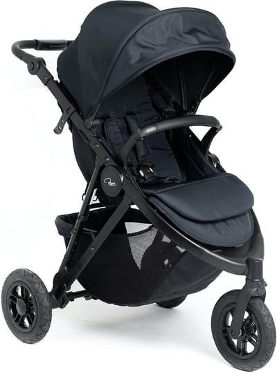 Lichtgewicht 3-wiel Kinderwagen Inclusief Regenhoes en Boodschappenmand - Compact & Wendbaar