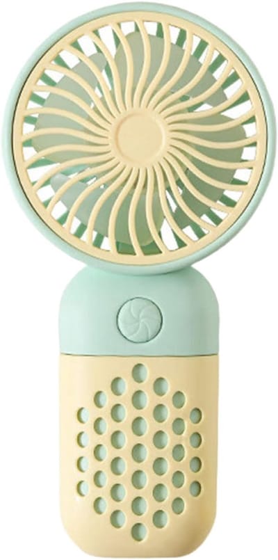 Ventilator-Draagbare ventilator — Handventilator — Meerdere snelheidsstanden -ultralange batterijduur — Een verkoelend apparaat, ideaal voor uiteenlopende situaties, waaronder thuis, op kantoor, in de sportschool, tijdens het sporten, op de campus