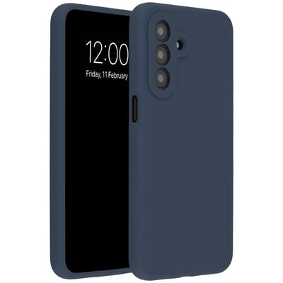 Accezz Hoesje - Geschikt voor Samsung Galaxy A27 (5G) - Liquid Silicone Backcover - Donkerblauw
