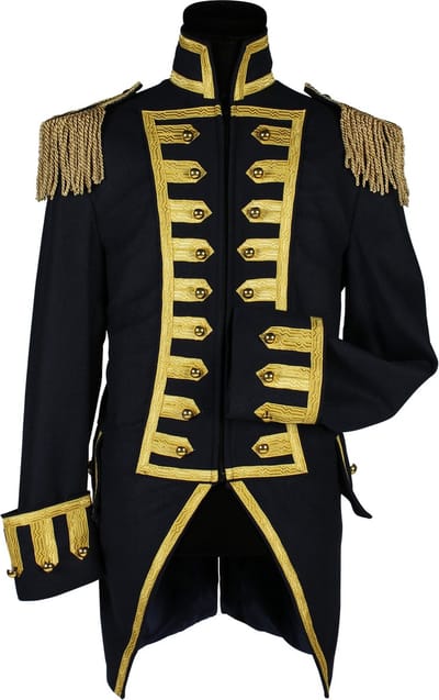 Thetru Carnavalsjas Heren - Battle of Waterloo Zwart - Maat S