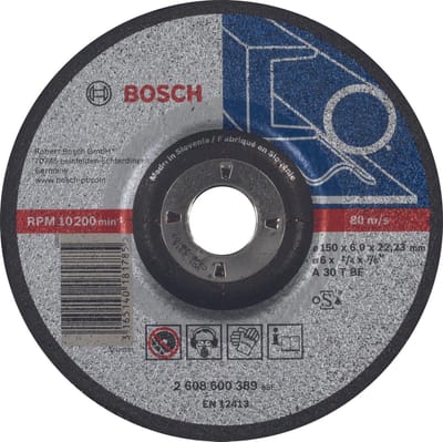 Bosch SLIBESKIVE METAL 150X22.2X6MM K30