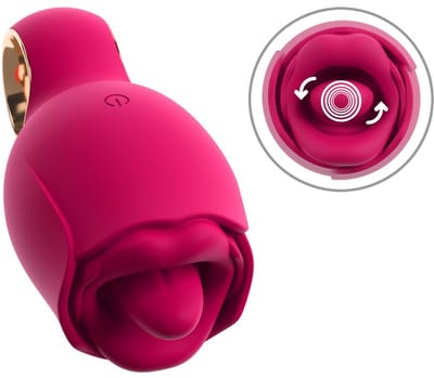 You2Toys Oral Fun Tongue vibrator - Roze - 11.3 cm