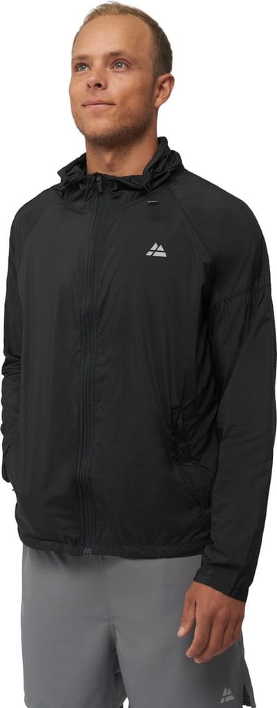 DANISH ENDURANCE Windjack - Outdoorjas - Lichtgewicht - Ademend - Heren - Zwart - Maat XXL