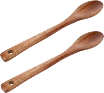 Octav8® Houten Pollepel - Kooklepel - Houten Lepel - 30cm - 108 gram