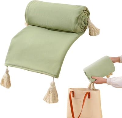 Verwarmingsdeken - Elektrische Sjaal - Comfort Verwarmen - Oplaadbaar Met 3 Snelheden - 150 x 80 cm - Groen
