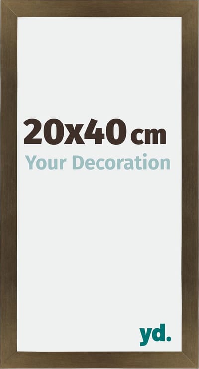 Your Decoration - Fotolijst 20x40 cm - MDF - Brons Decor - Mura