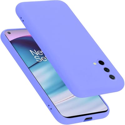 Cadorabo Hoesje geschikt voor OnePlus Nord CE 5G in LIQUID LICHT PAARS - Beschermhoes gemaakt van flexibel TPU silicone Case Cover