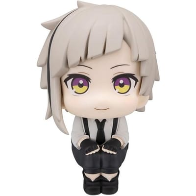 10cm Bungou Stray Dogs Anime Figuur Kijk Omhoog Nakajima Atsushi Actiefiguur Q Versie Dazai Osamu Figurine PVC Set Speelgoed beige