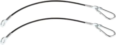 Fitness Kabel Vervanging - Stalen Touw Set - Kracht Training - Trillingsvrij Ontwerp - 35cm Lengte - Metaal