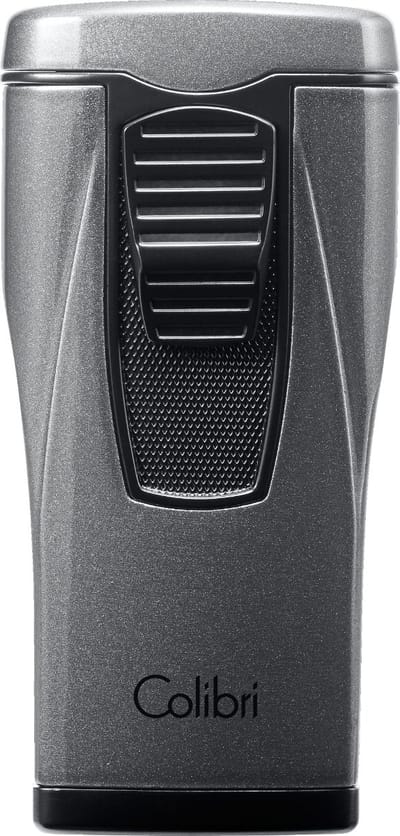 Colibri Monaco Gas Aansteker - Triple Jet Flame - Stormaansteker Windproof - Navulbaar - Zwart