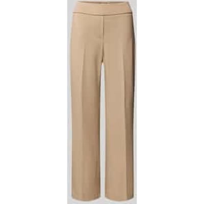 Stoffen broek met bandplooien model 'NANETTE'