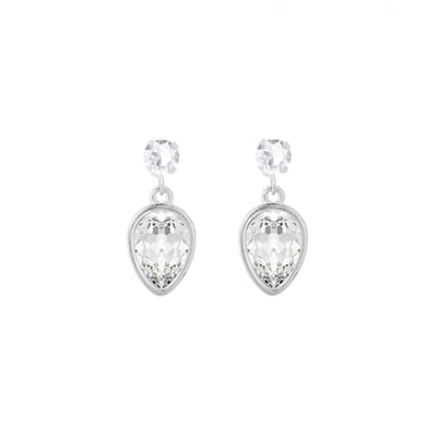 Crystal Zilver - Oorbellen - Zilver