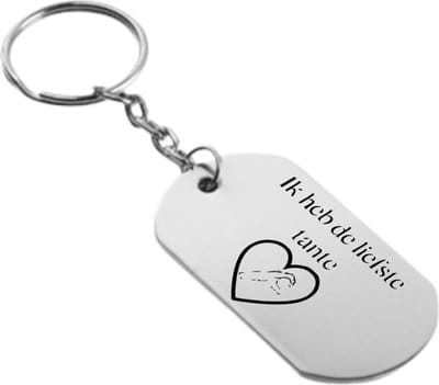 Akyol- ik heb de liefste tante sleutelhanger - cadeautje - geschenk - verrassing - tante - aunt - liefde