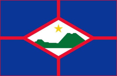 Vlag Sint Eustatius 150x225 cm - Spunpoly