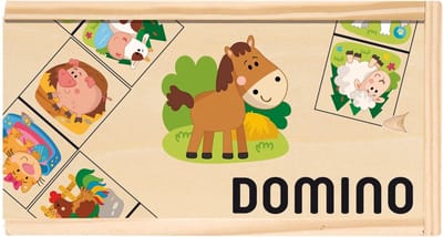 Woody Woody Boerderijdieren domino 90093